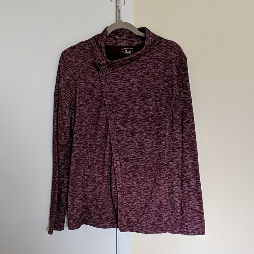 Bass assymetrical zip jacket